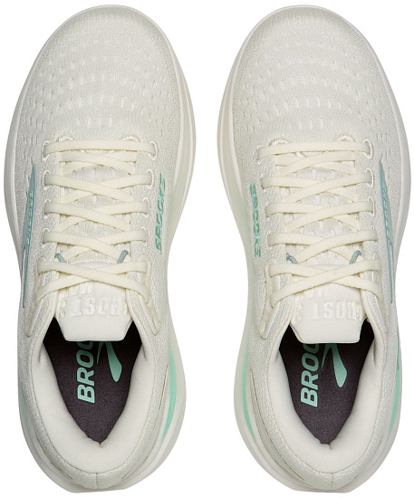 Кроссовки женские Brooks Ghost Max 3 Coconut/Yucca/Gray Mist - Фото 5 большая