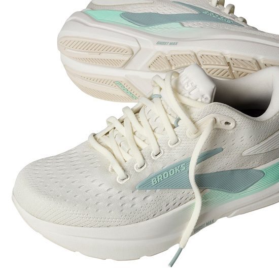 Кроссовки женские Brooks Ghost Max 3 Coconut/Yucca/Gray Mist - Фото 7 большая