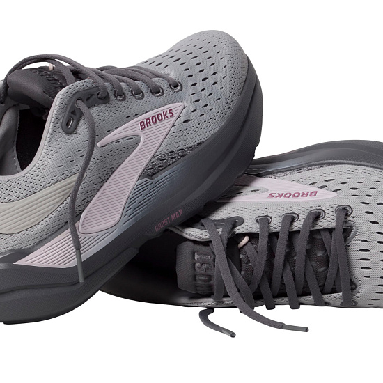 Кроссовки женские Brooks Ghost Max 3 Harbor Mist/Poppy Seed/Pink - Фото 7 большая