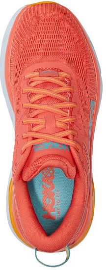 Кроссовки женские Hoka Bondi 7 Camellia/Coastal Shade - Фото 5 большая