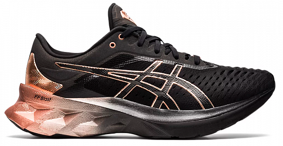 Кроссовки женские ASICS Novablast Platinum Black/Rose Gold - купить в  магазине Спорт-Марафон с доставкой по России