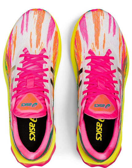Кроссовки женские ASICS Novablast Hot Pink/Sour Yuzu - Фото 5 большая