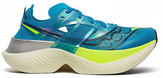 Кроссовки женские Saucony Endorphin Elite Viziblue/Citron - Фото 1 большая