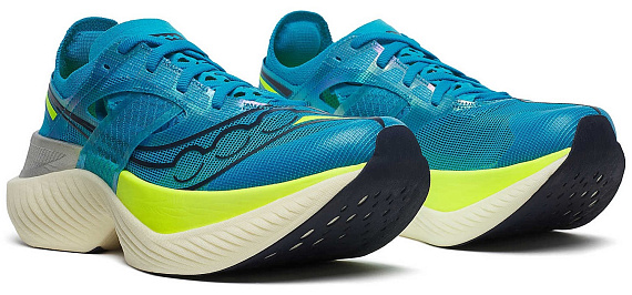 Кроссовки женские Saucony Endorphin Elite Viziblue/Citron - Фото 3 большая