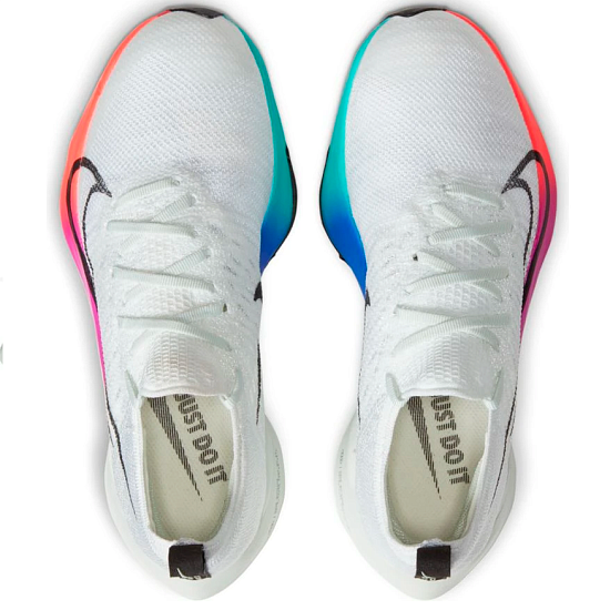 Кроссовки женские Nike Air Zoom Tempo Next% White/Black/Hyper Violet - Фото 3 большая