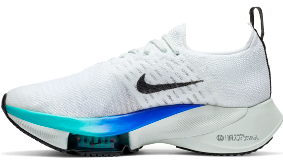 Кроссовки женские Nike Air Zoom Tempo Next% White/Black/Hyper Violet - Фото 4 большая