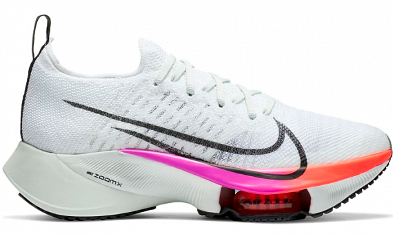 Кроссовки женские Nike Air Zoom Tempo Next% White/Black/Hyper Violet - Фото 1 большая