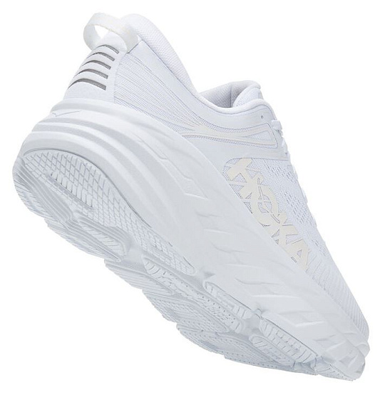 Кроссовки женские Hoka Bondi 7 White/White - Фото 3 большая