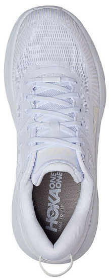 Кроссовки женские Hoka Bondi 7 White/White - Фото 5 большая