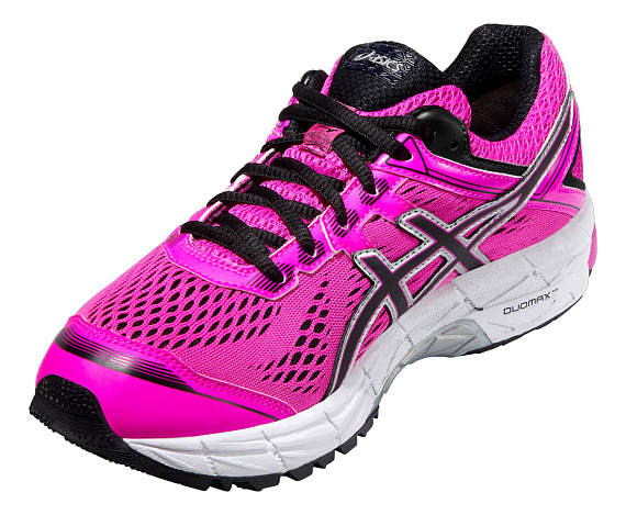 Кроссовки женские ASICS GT-1000 4 G-TX ярко-розовый/ черный оникс/ ярко-розовый - Фото 3 большая