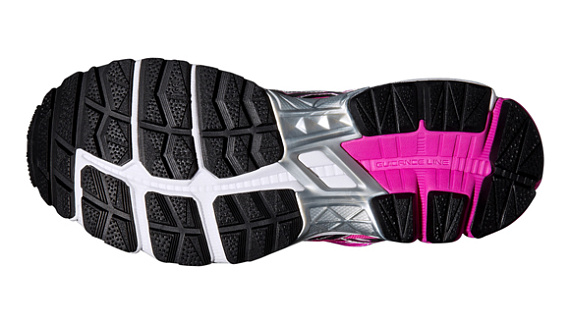 Кроссовки женские ASICS GT-1000 4 G-TX ярко-розовый/ черный оникс/ ярко-розовый - Фото 6 большая