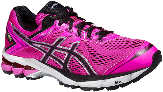 Кроссовки женские ASICS GT-1000 4 G-TX ярко-розовый/ черный оникс/ ярко-розовый - Фото 1 большая