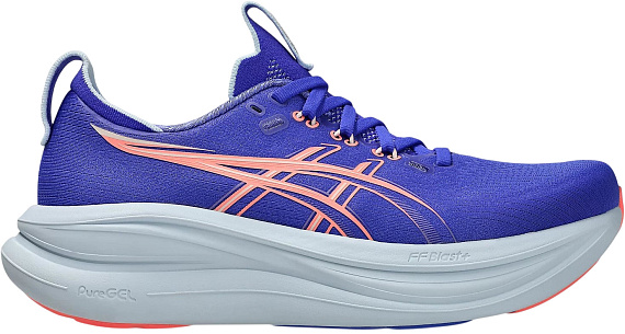 Кроссовки женские ASICS Gel-Nimbus 28 Cobalt Burst/Sun Coral - Фото 1 большая