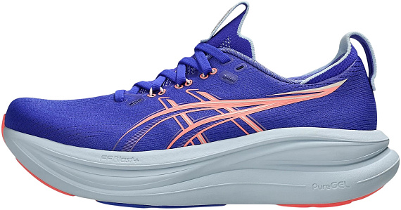 Кроссовки женские ASICS Gel-Nimbus 28 Cobalt Burst/Sun Coral - Фото 8 большая