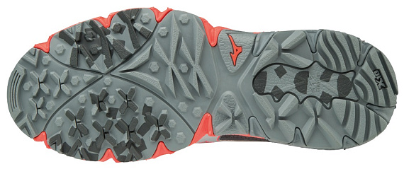 Кроссовки женские Mizuno Wave Kien 4 Magnet/Silver/Fiery Coral - Фото 2 большая