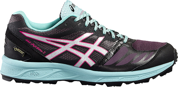 Кроссовки женские ASICS GEL-FujiSetsu 2 GTX Фиолет./Серебр./Черный - Фото 1 большая