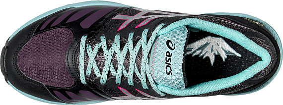 Кроссовки женские ASICS GEL-FujiSetsu 2 GTX Фиолет./Серебр./Черный - Фото 4 большая