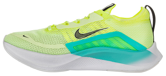 Кроссовки женские Nike Zoom Fly 4 Barely Volt/Dynamic Turquoise - Фото 5 большая