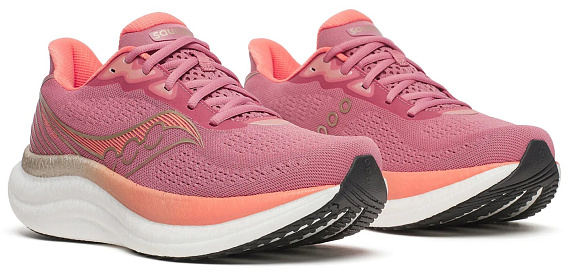 Кроссовки женские Saucony Triumph 23 Mauve/Black - Фото 2 большая