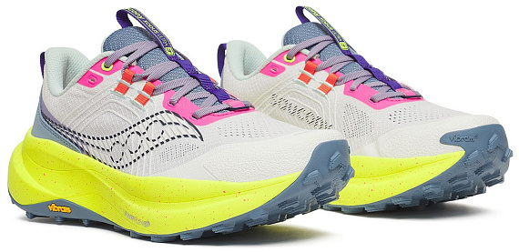 Кроссовки женские Saucony Xodus Ultra 4 White/Citron - Фото 3 большая