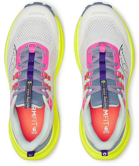Кроссовки женские Saucony Xodus Ultra 4 White/Citron - Фото 5 большая