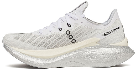 Кроссовки женские Saucony Endorphin Pro 5 White/Black - Фото 4 большая
