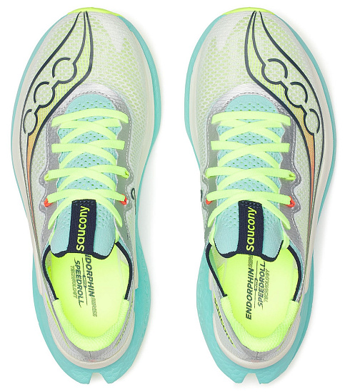 Кроссовки женские Saucony Endorphin Pro 5 White/Splash - Фото 5 большая