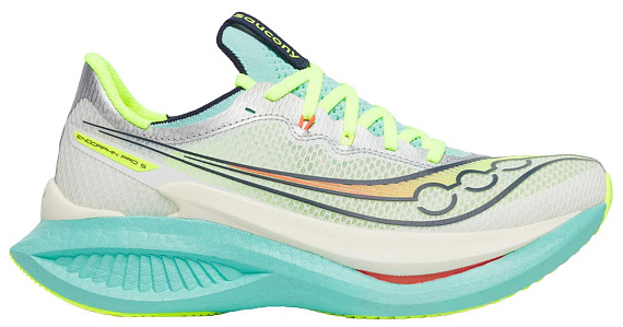 Кроссовки женские Saucony Endorphin Pro 5 White/Splash - Фото 1 большая