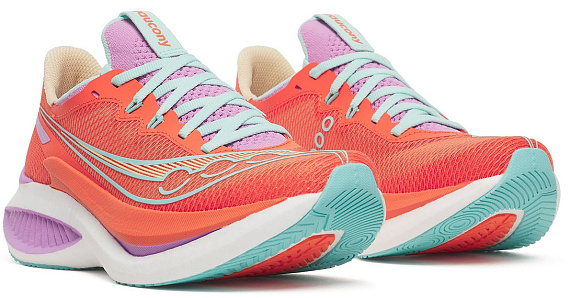 Кроссовки женские Saucony Endorphin Pro 5 Fire/Orchid - Фото 3 большая