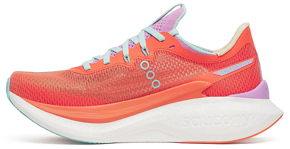 Кроссовки женские Saucony Endorphin Pro 5 Fire/Orchid - Фото 4 большая