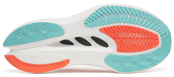 Кроссовки женские Saucony Endorphin Pro 5 Fire/Orchid - Фото 6 большая
