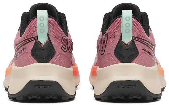 Кроссовки женские Saucony Peregrine 16 Mauve/Salmon - Фото 4 большая
