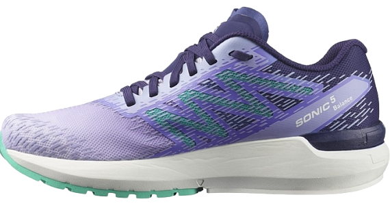 Кроссовки женские Salomon Sonic 5 Balance Purple Heather/A - Фото 3 большая