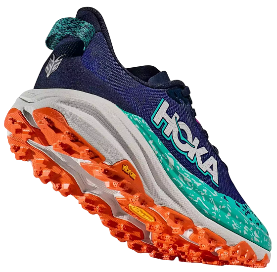 Кроссовки женские Hoka Speedgoat 6 Синий/Бирюзовый/Чёрный - Фото 5 большая