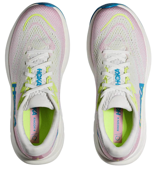 Кроссовки женские Hoka Rincon 4 Frost/Pink Twilight - Фото 4 большая