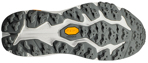 Кроссовки женские Hoka Speedgoat 6 Mid Gtx Серый/Белый/Голубой - Фото 2 большая