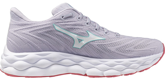 Кроссовки женские Mizuno Wave Sky 8 Thistle/White/Camellia Rose - Фото 2 большая