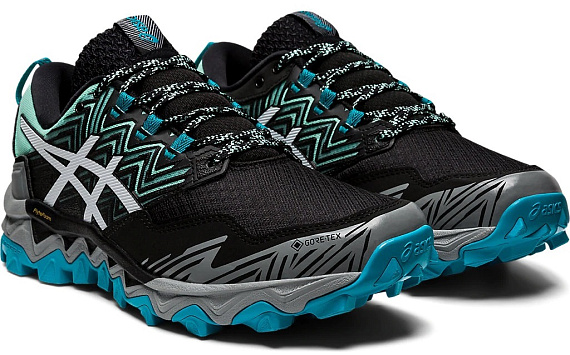 Кроссовки женские ASICS Gel-Fujitrabuco 8 GTX Fresh Ice/White - Фото 7 большая