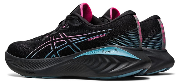 Кроссовки женские ASICS Gel-Cumulus 25 Gtx Black/Hot Pink - Фото 3 большая