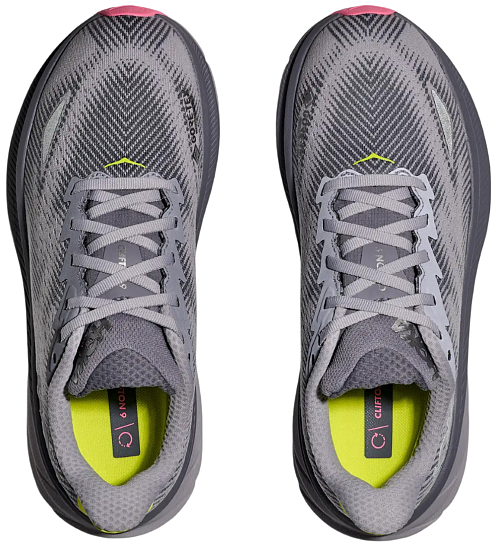 Кроссовки женские Hoka Clifton 9 Gtx Grey Skies/Foggy Grey - Фото 2 большая