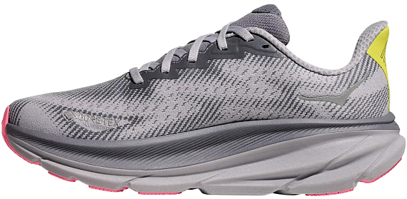 Кроссовки женские Hoka Clifton 9 Gtx Grey Skies/Foggy Grey - Фото 8 большая