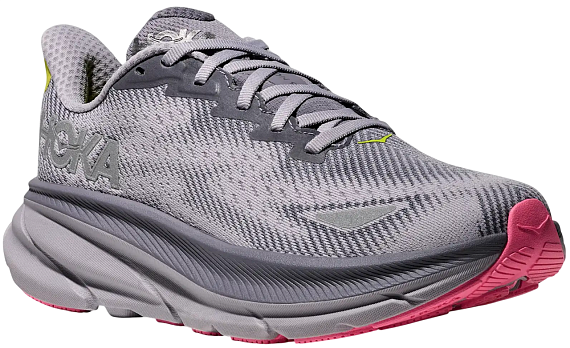 Кроссовки женские Hoka Clifton 9 Gtx Grey Skies/Foggy Grey - Фото 6 большая