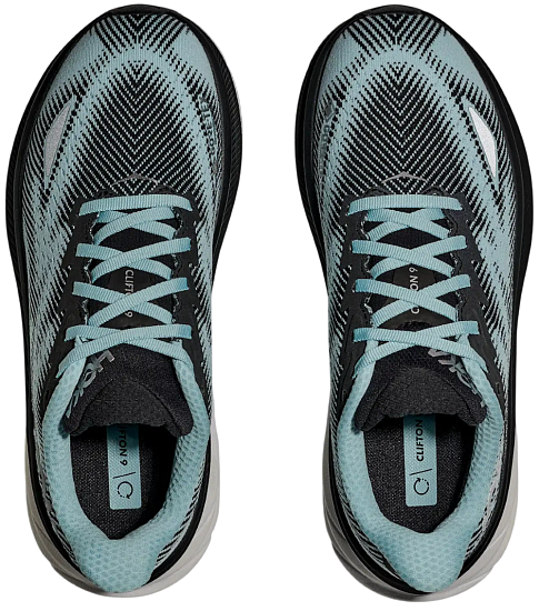 Кроссовки женские Hoka Clifton 9 Gtx Black/Raindrop - Фото 2 большая