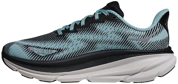 Кроссовки женские Hoka Clifton 9 Gtx Black/Raindrop - Фото 8 большая