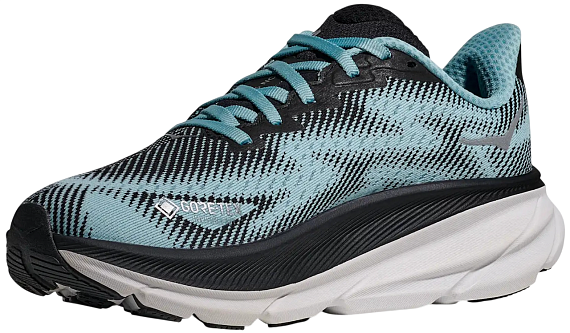 Кроссовки женские Hoka Clifton 9 Gtx Black/Raindrop - Фото 3 большая