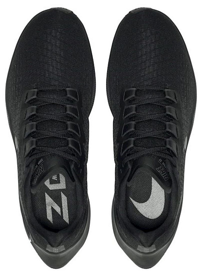 Кроссовки женские Nike Air Zoom Pegasus 37 Black/Black-Dk Smoke Grey - Фото 3 большая