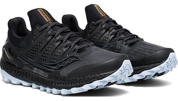 Кроссовки женские Saucony Xodus Iso 3 Grey/Black - Фото 5 большая