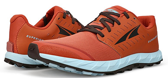 Кроссовки женские Altra Superior 5 Red - Фото 4 большая