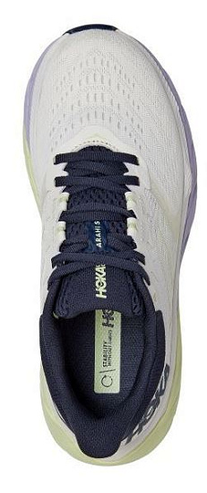 Кроссовки женские Hoka Arahi 5 Wide Blanc De Blanc/Outer Space - Фото 5 большая