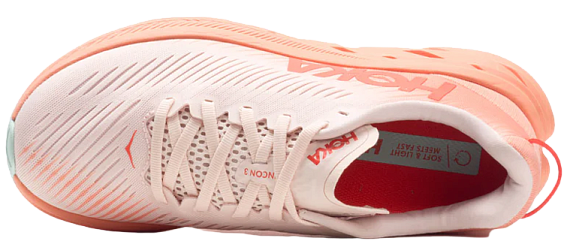 Кроссовки женские Hoka Rincon 3 Silver Peony/Cantaloupe - Фото 3 большая
